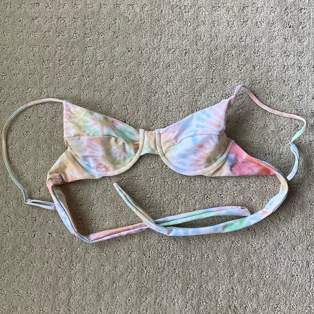 SKATIE tie dye swim top